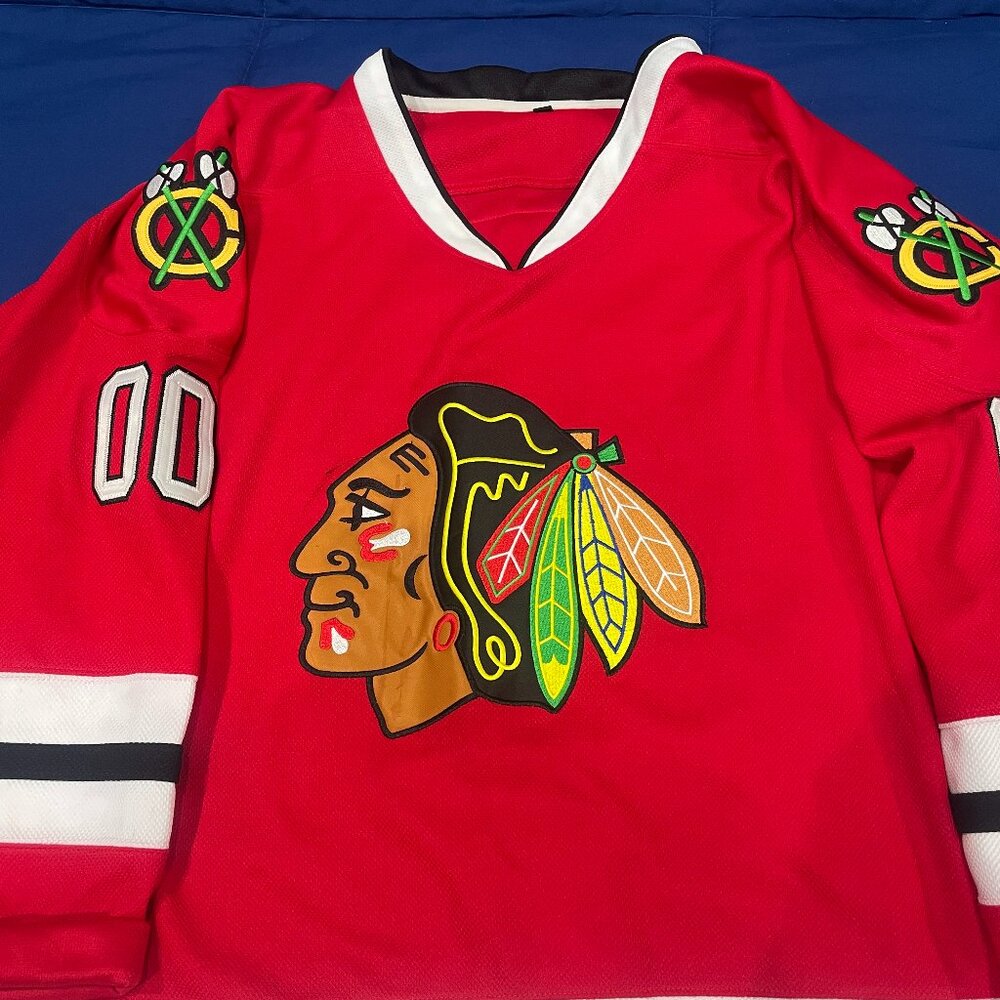 Chicago Blackhawks Griswold 00 Red Hockey Jersey – Size Small
